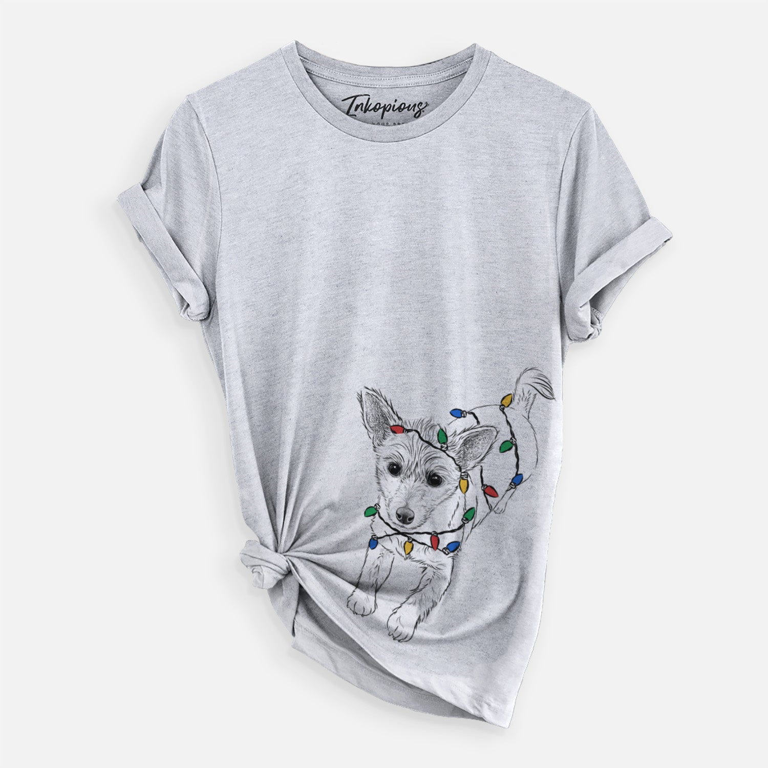 Christmas Lights Name the Terrier Mix - Unisex Crewneck