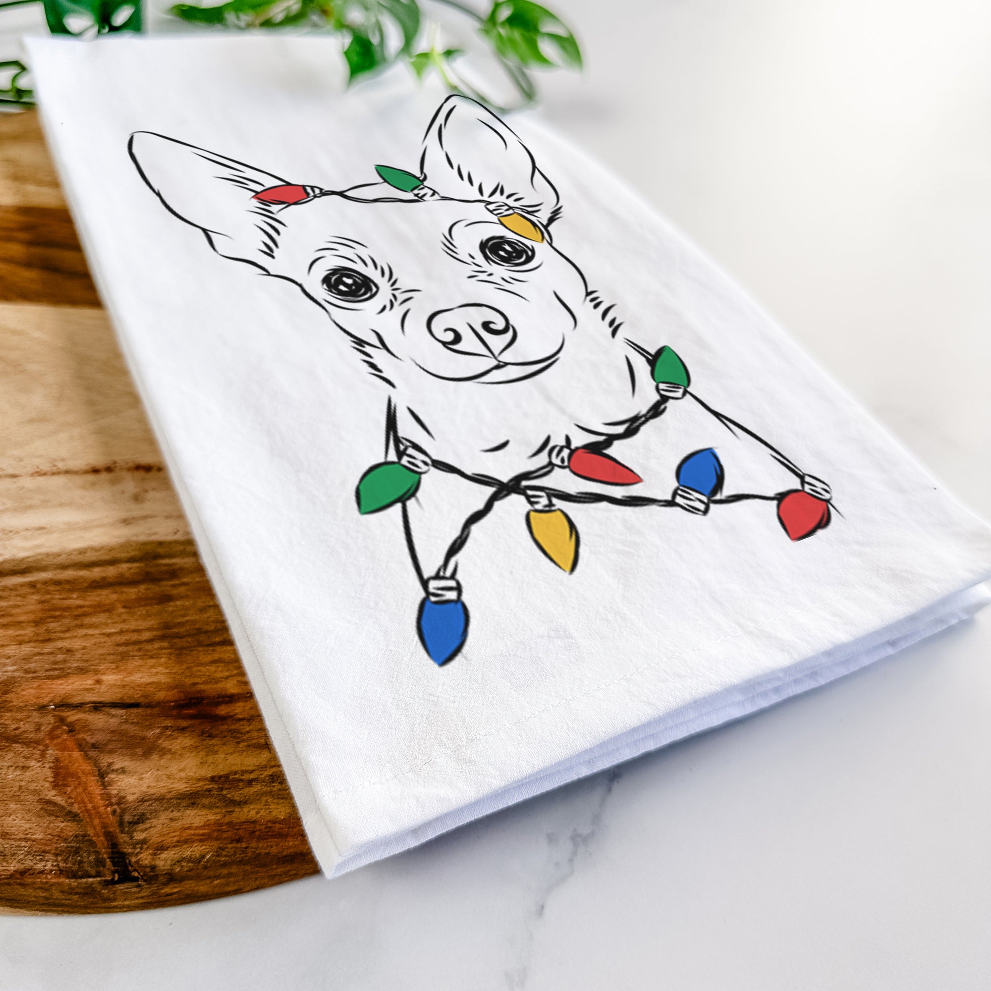 Martini the Chihuahua Tea Towel