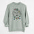 Christmas Lights Mason the Cavapoo - Unisex Pigment Dyed Crew Sweatshirt