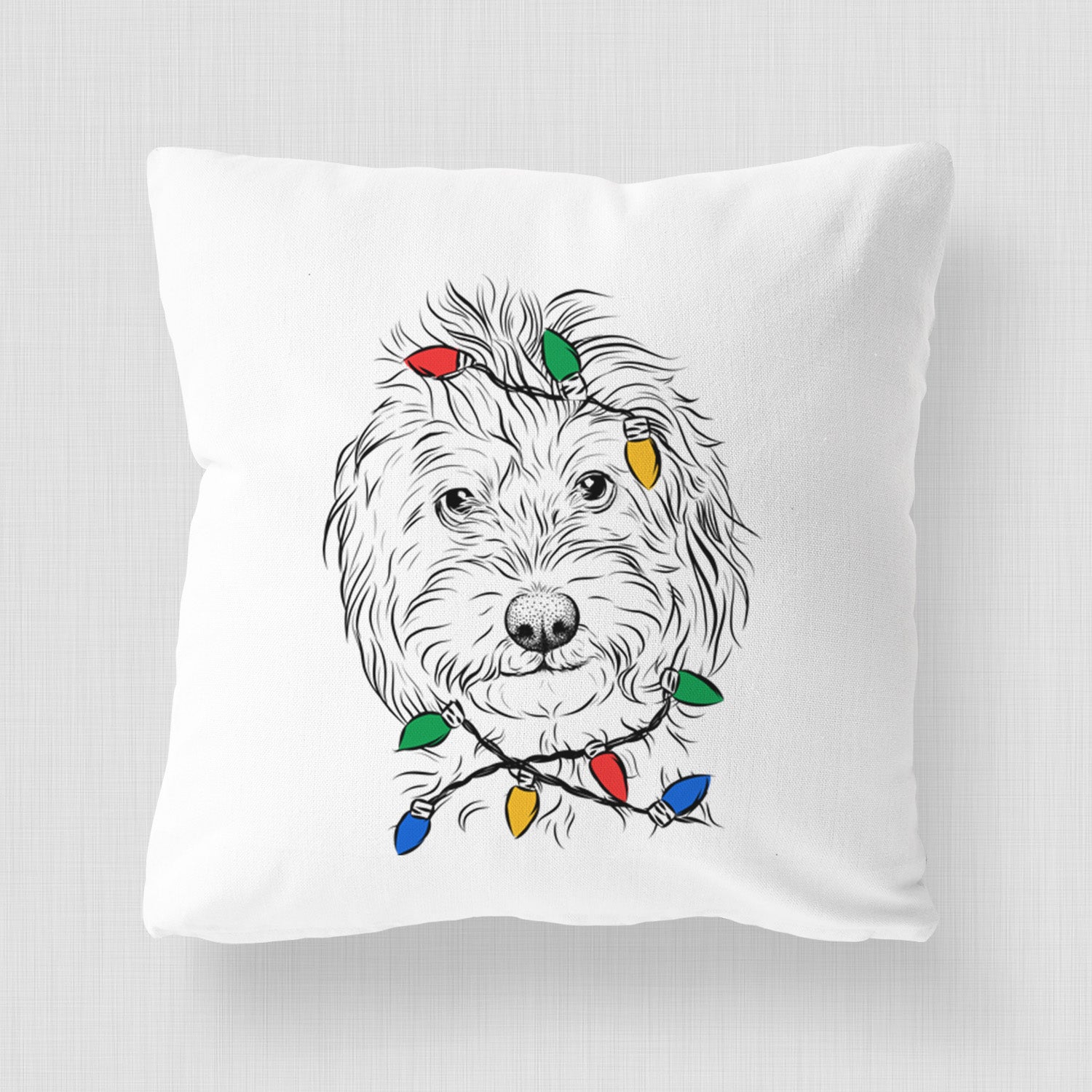 Mason the Cavapoo - Throw Pillow Cover