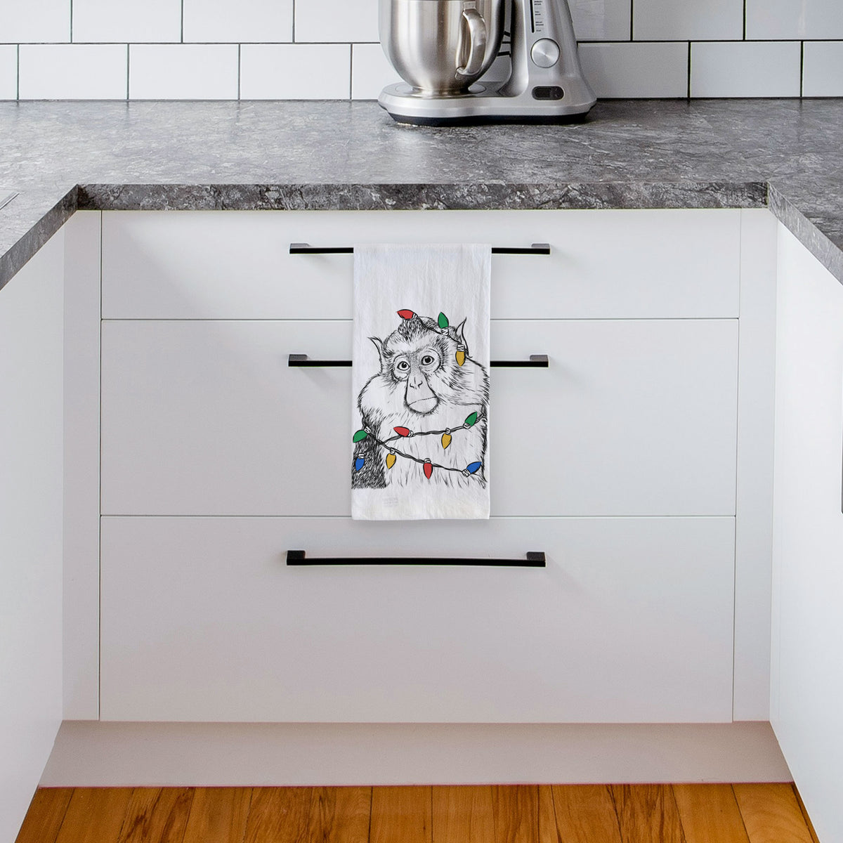 Matata the Mona Monkey Tea Towel