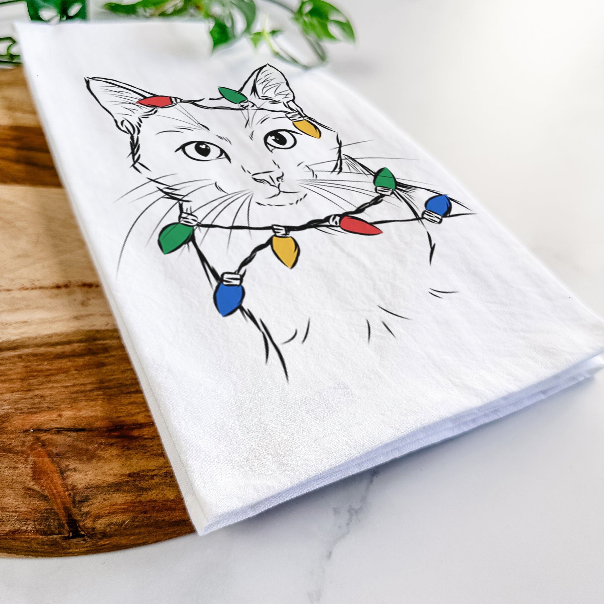 Maverick the Cat Tea Towel