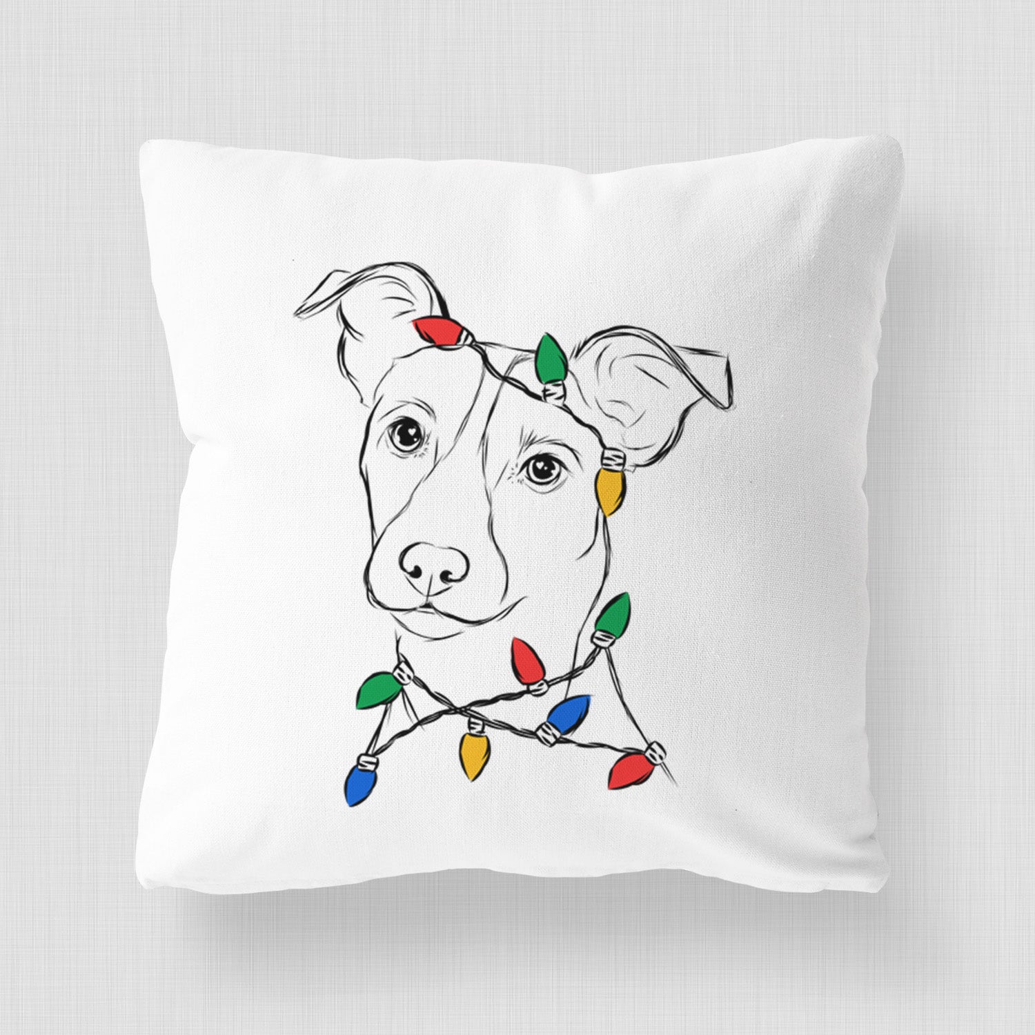 Max the Jack Russell Terrier - Throw Pillow Cover
