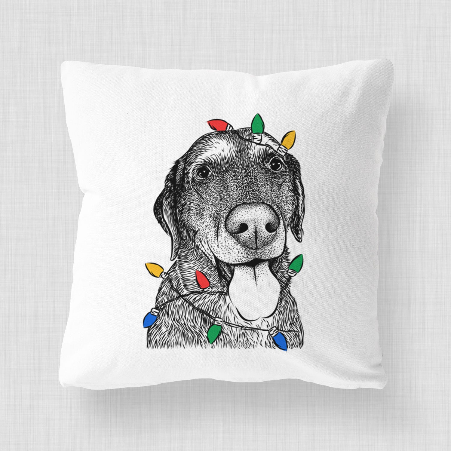 Max the Labrador Retriever - Throw Pillow Cover
