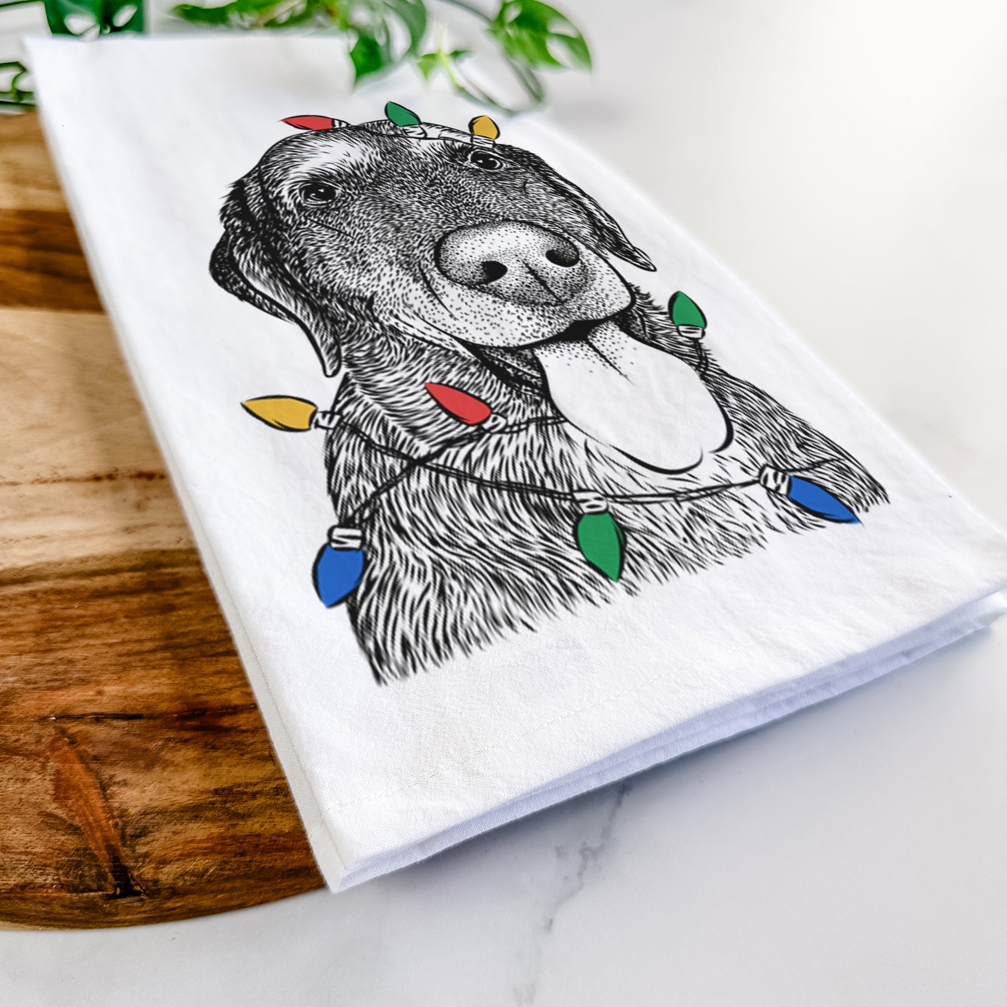 Max the Labrador Retriever Tea Towel