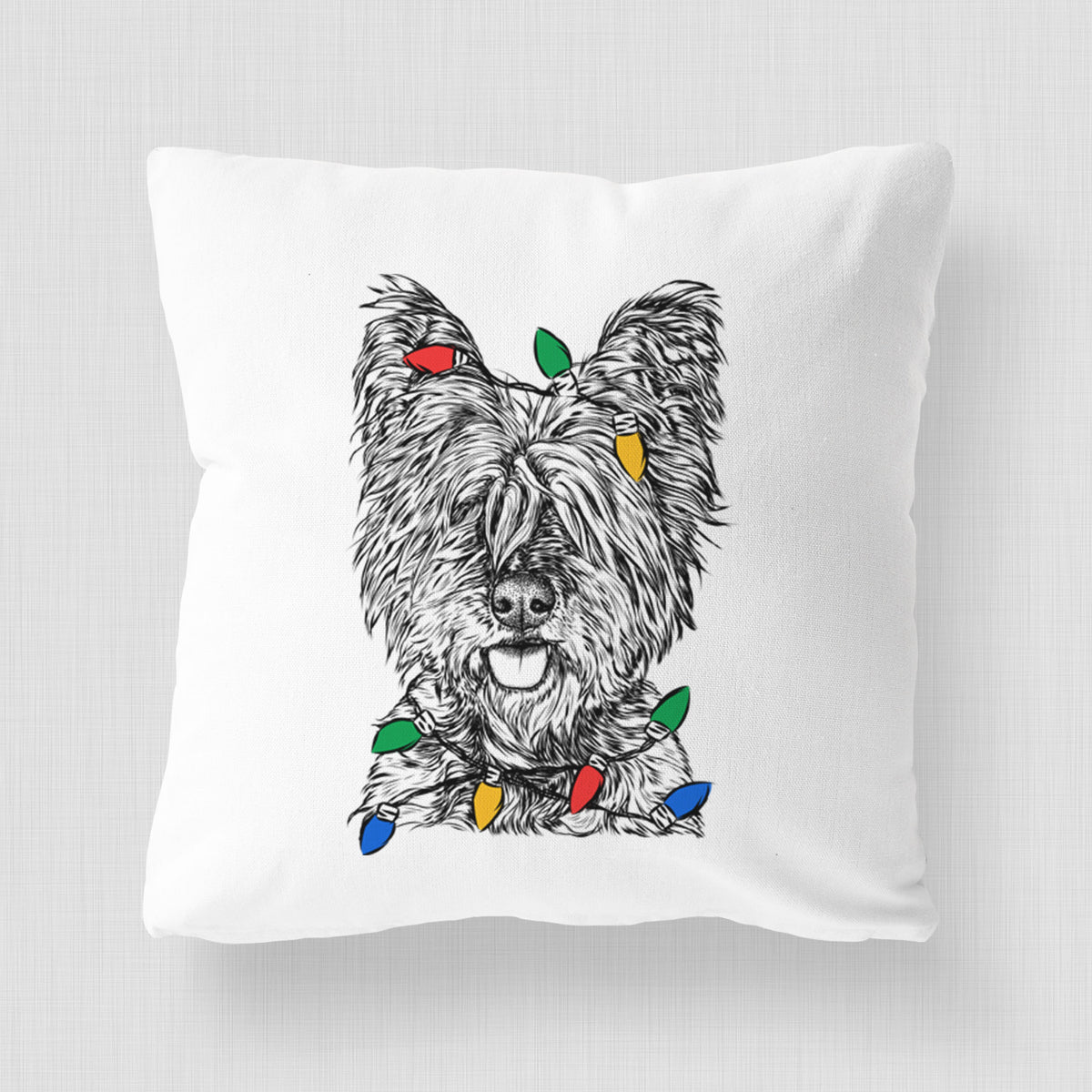 McDuff the Cairn Terrier - Throw Pillow Cover