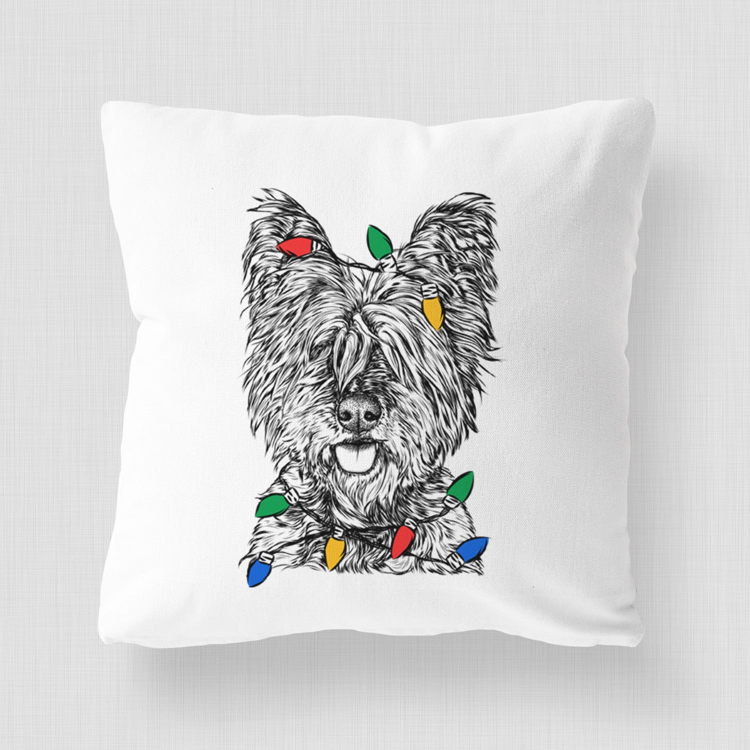McDuff the Cairn Terrier - Throw Pillow Cover