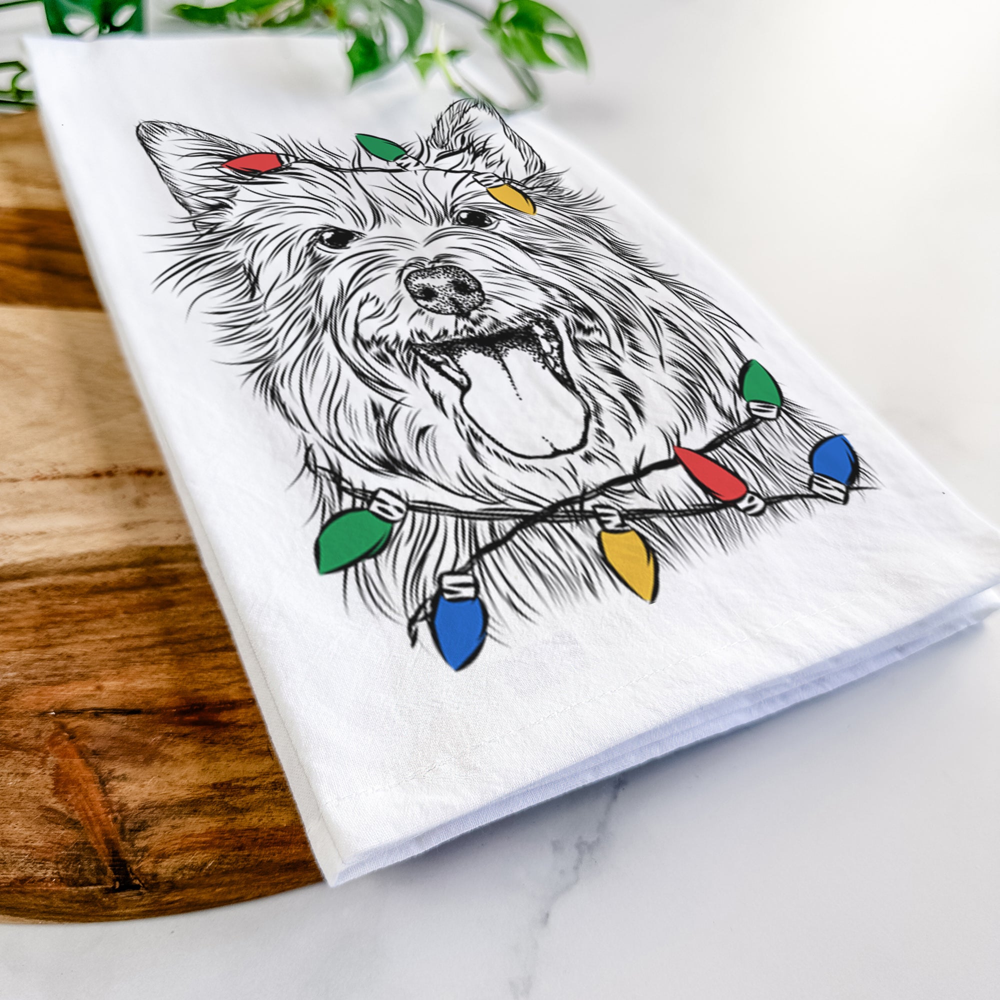 Middy the Australian Terrier Tea Towel