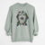 Christmas Lights Milo Fluff the Sheepadoodle - Unisex Pigment Dyed Crew Sweatshirt