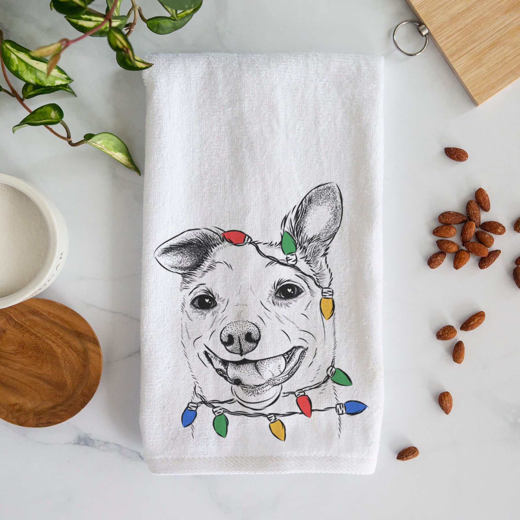 Mortimer the Mixed Breed Premium Hand Towel