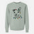 Christmas Lights Mortimer the Mixed Breed - Unisex Pigment Dyed Crew Sweatshirt