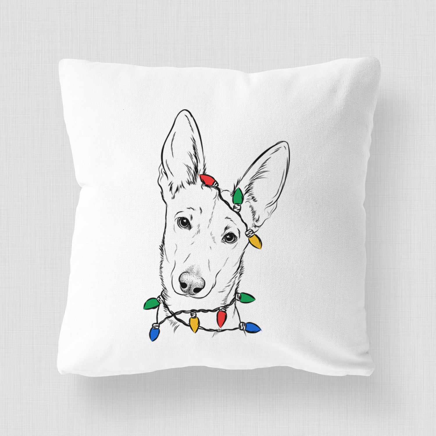 Nala the Carolina Dog - Throw Pillow Cover