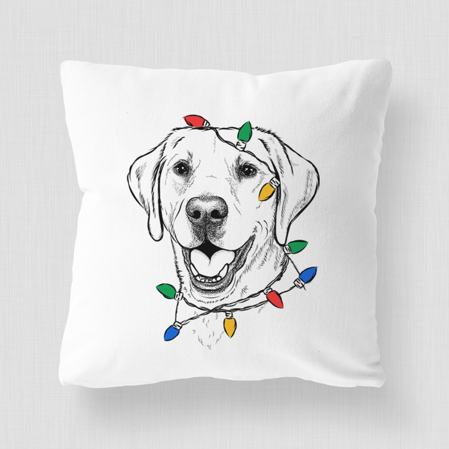 Nate the Labrador Retriever - Throw Pillow Cover