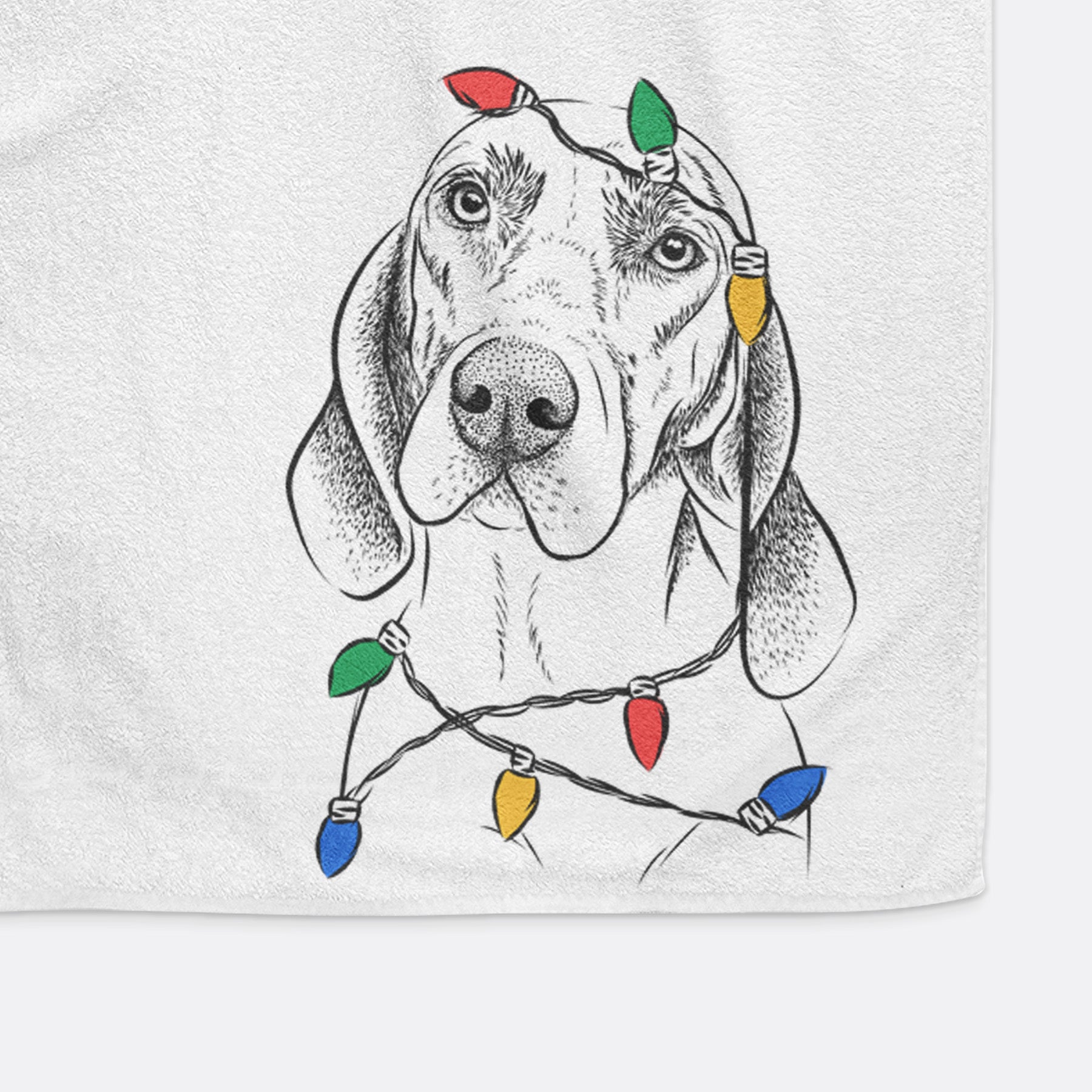 Norman the Plott Hound Premium Hand Towel