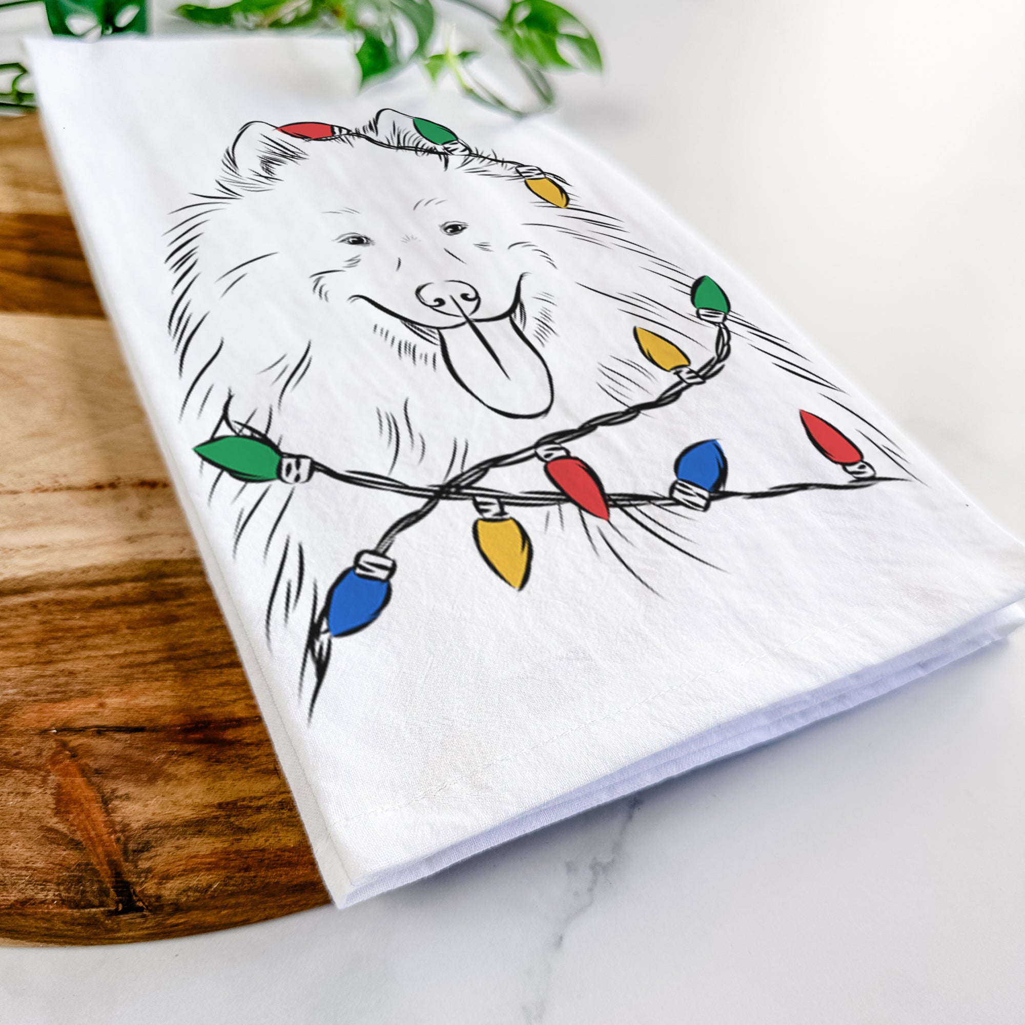 Nova the Samoyed Tea Towel