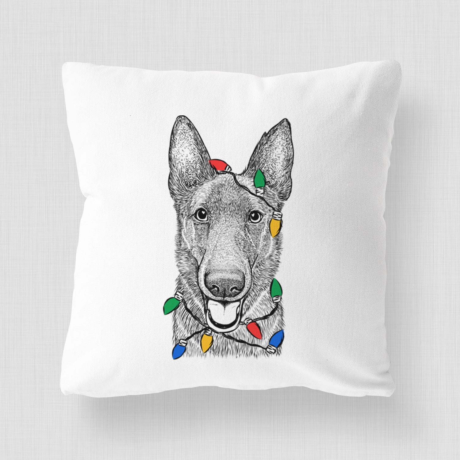 Nyx the German Shepherd - Throw Pillow Cover