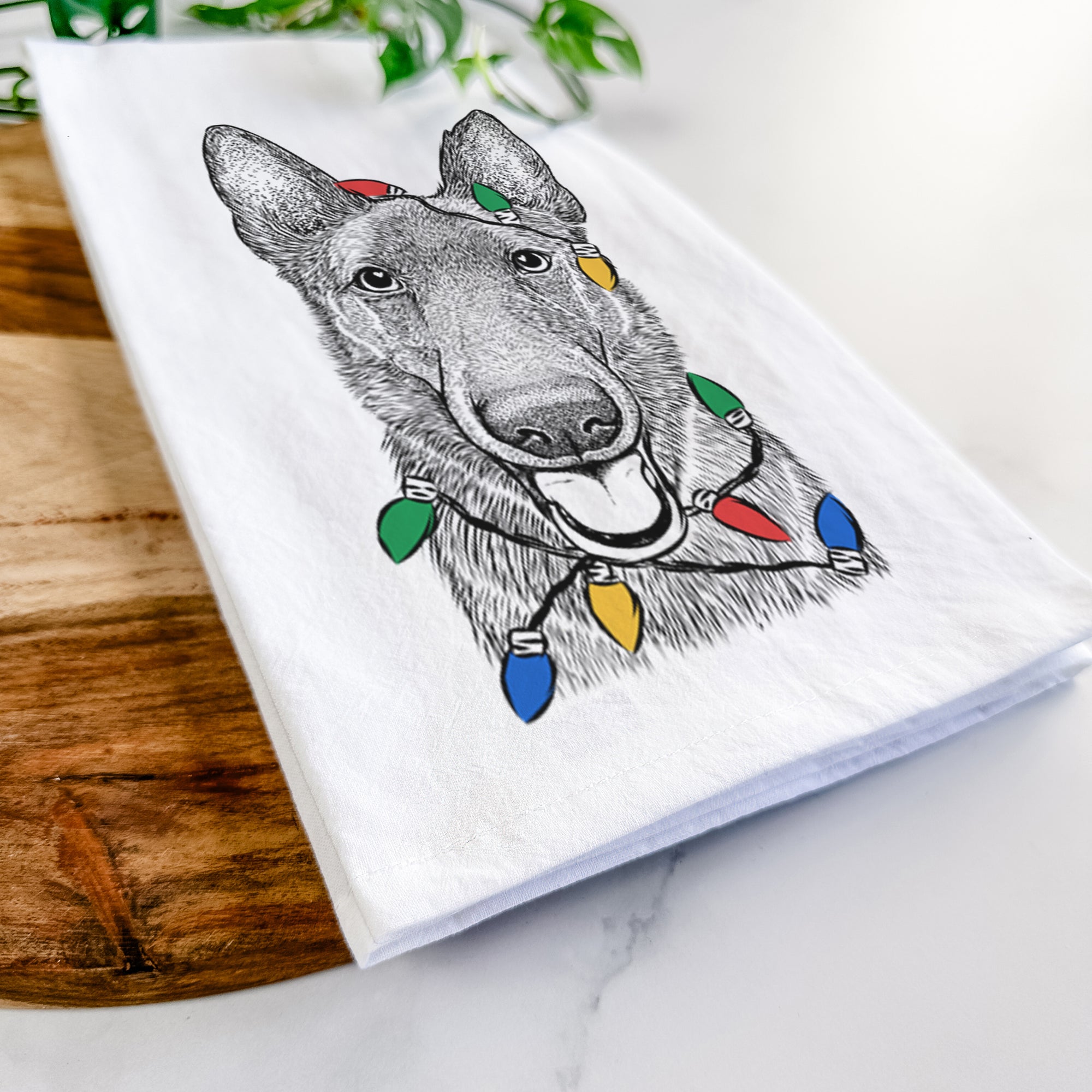 Nyx the German Shepherd Tea Towel