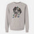 Christmas Lights Nyx the Great Dane - Unisex Pigment Dyed Crew Sweatshirt