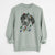 Christmas Lights Nyx the Great Dane - Unisex Pigment Dyed Crew Sweatshirt