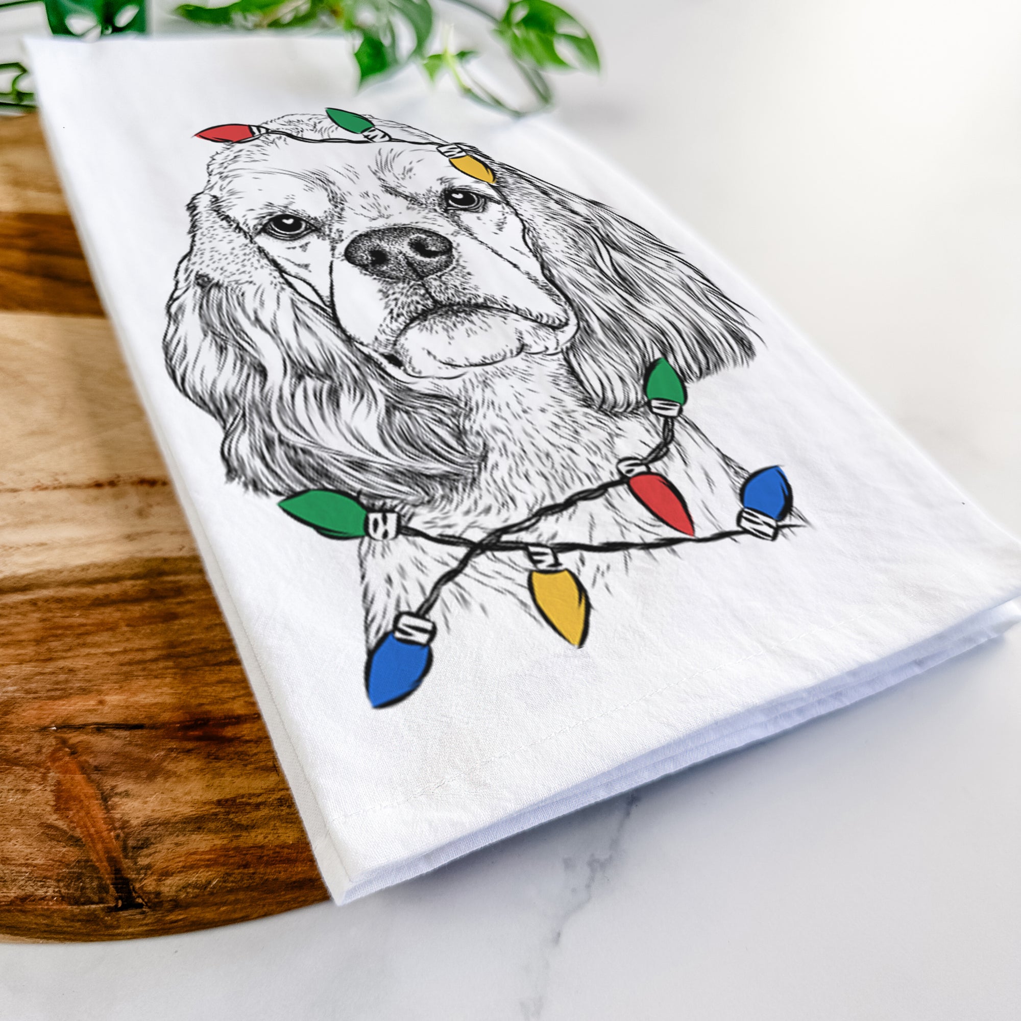 Oakley the American Cocker Spaniel Tea Towel