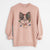 Christmas Lights Patrick the Papillon - Unisex Pigment Dyed Crew Sweatshirt