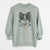 Christmas Lights Patrick the Papillon - Unisex Pigment Dyed Crew Sweatshirt