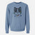 Christmas Lights Patrick the Papillon - Unisex Pigment Dyed Crew Sweatshirt