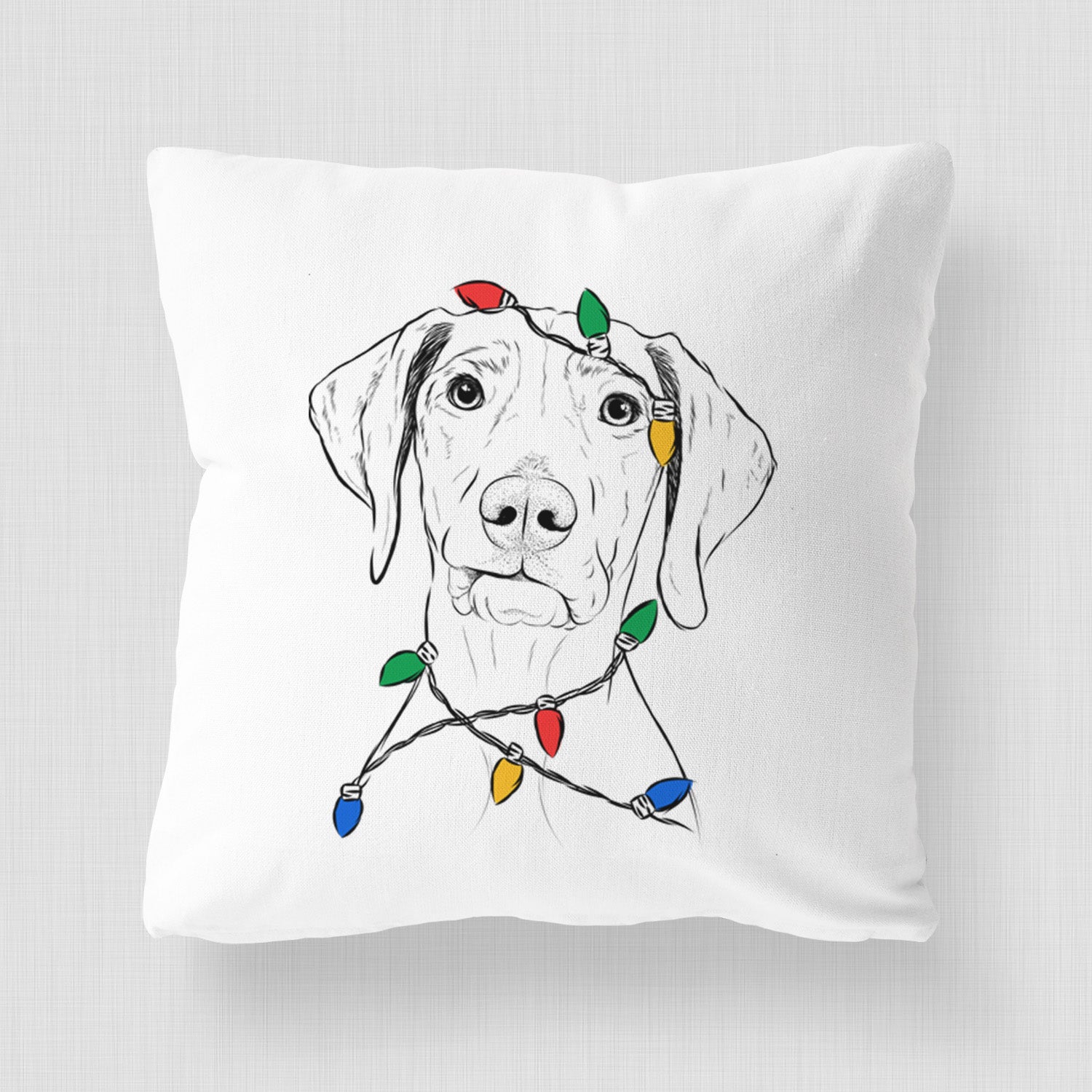 Pawley the Vizsla - Throw Pillow Cover