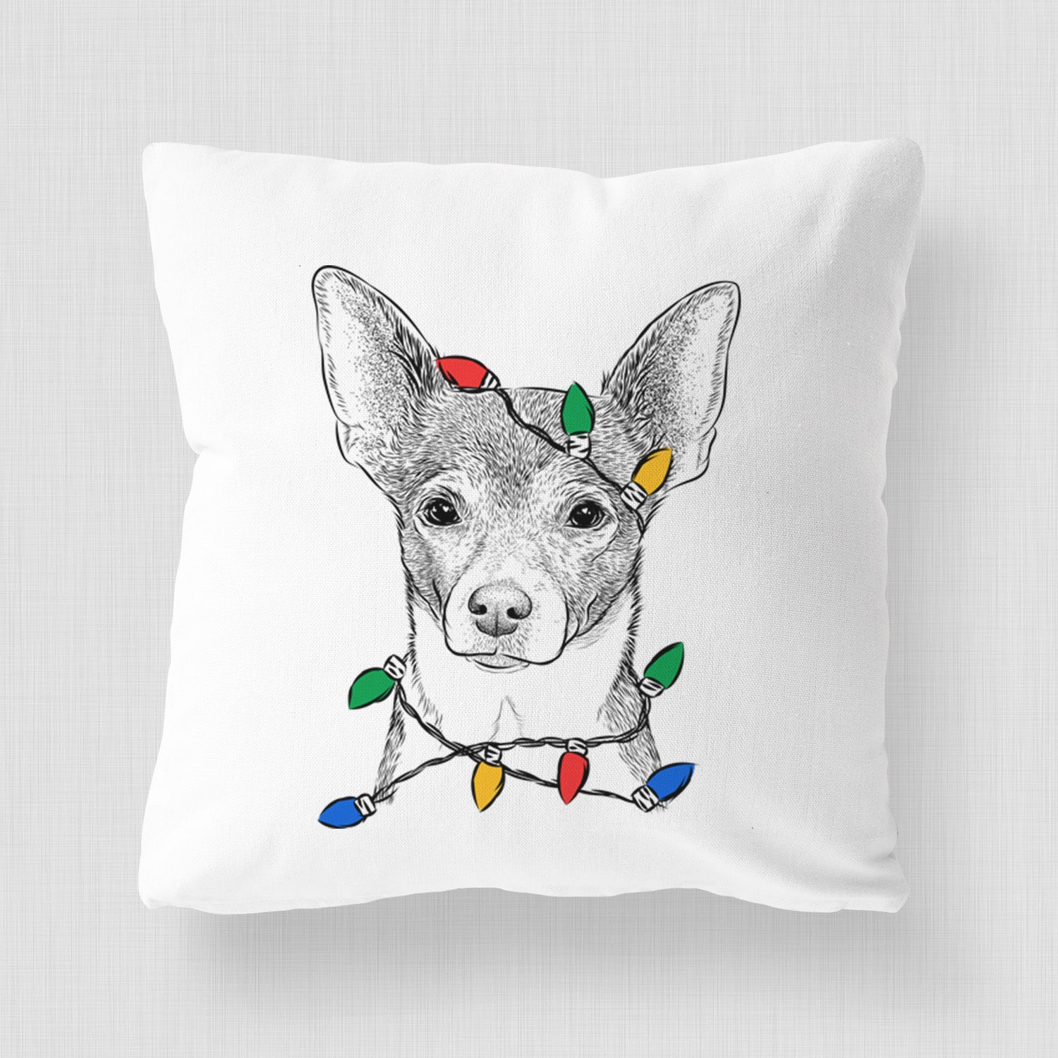 Peanut the Chihuahua - Throw Pillow Cover