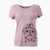 Christmas Lights Pebbles the Shorkie - Women's Perfect V-neck Shirt