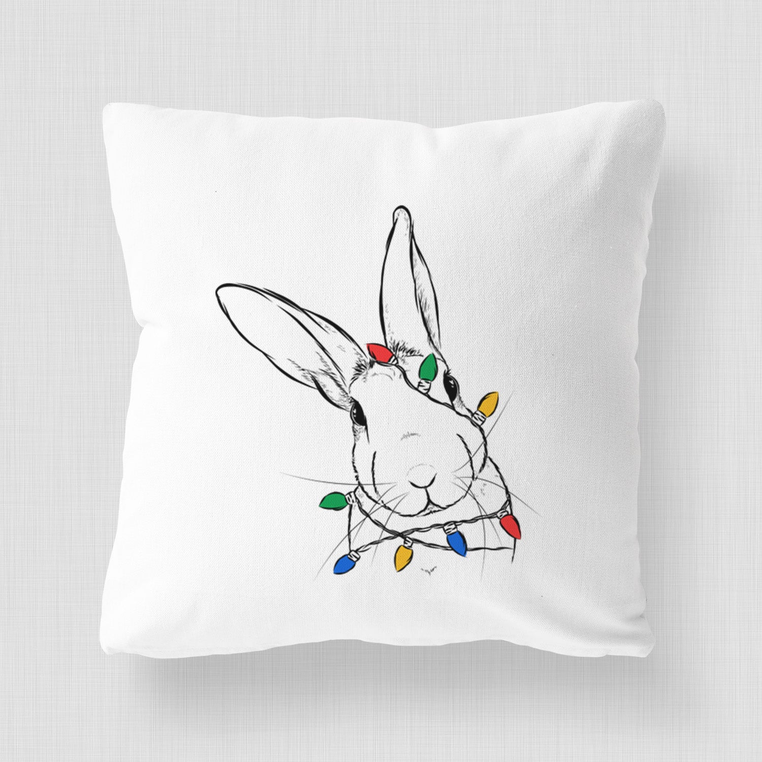 Penny the Belgian Hare - Throw Pillow Cover