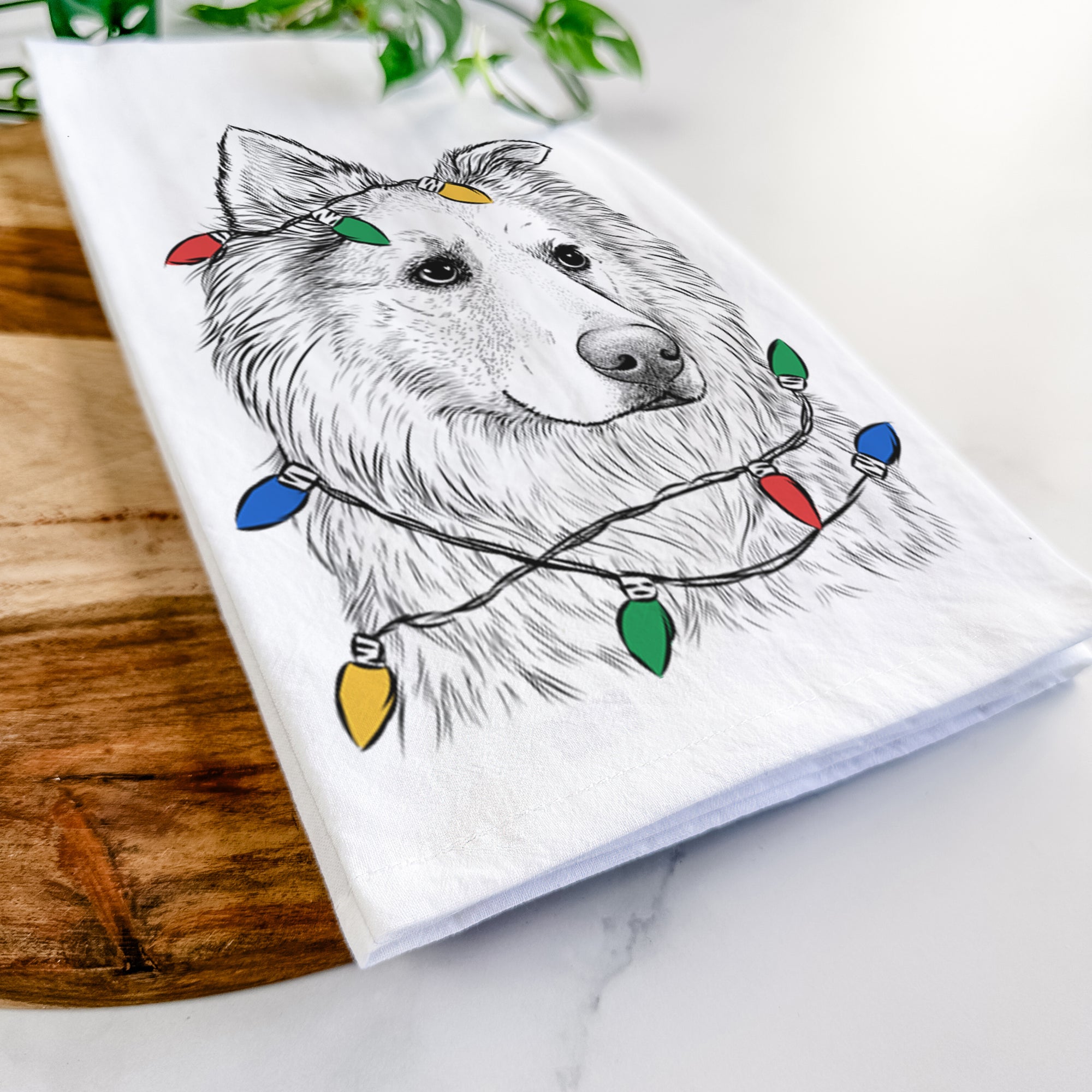 Penny the Chow Mix Tea Towel