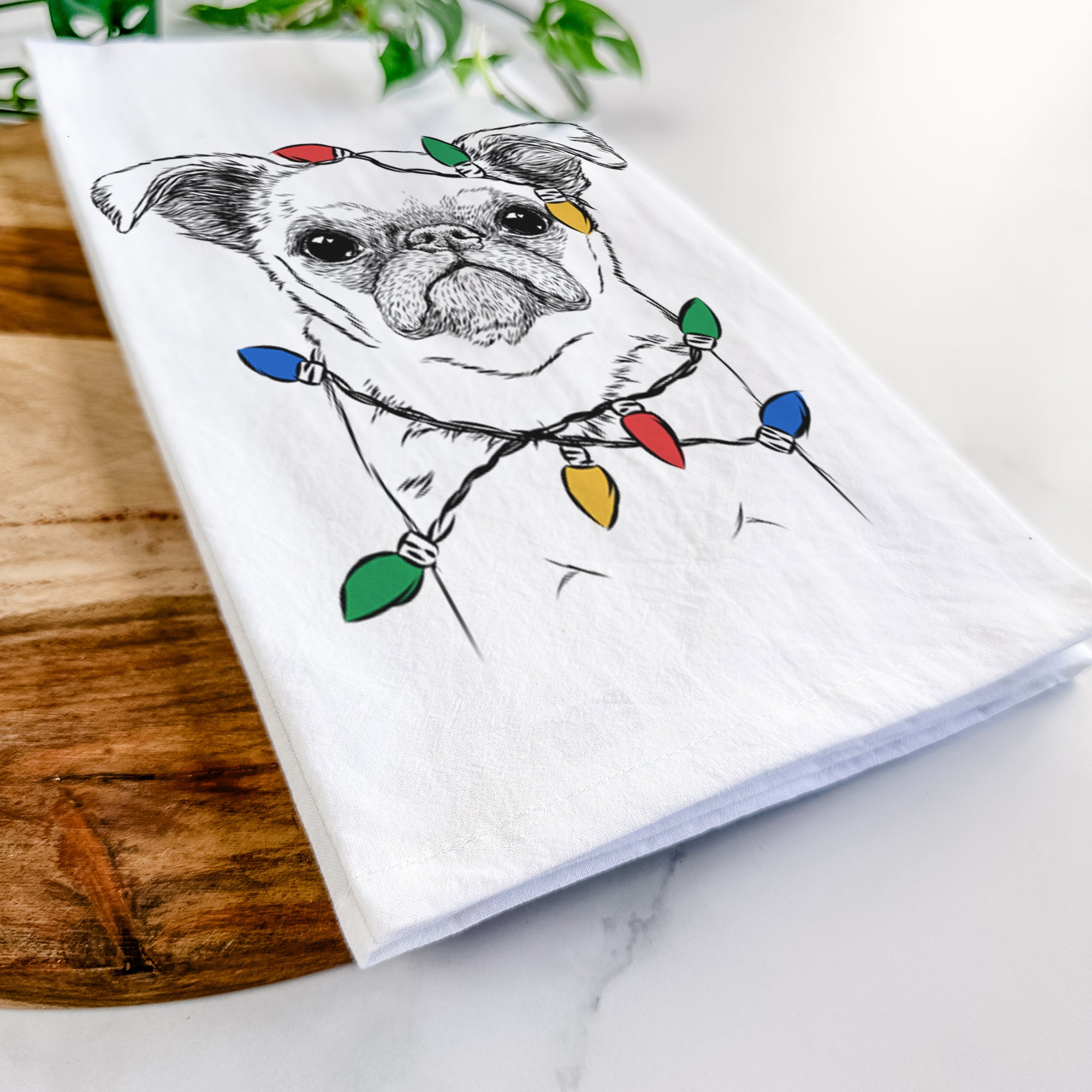 Petit Penny the Brussels Griffon Tea Towel