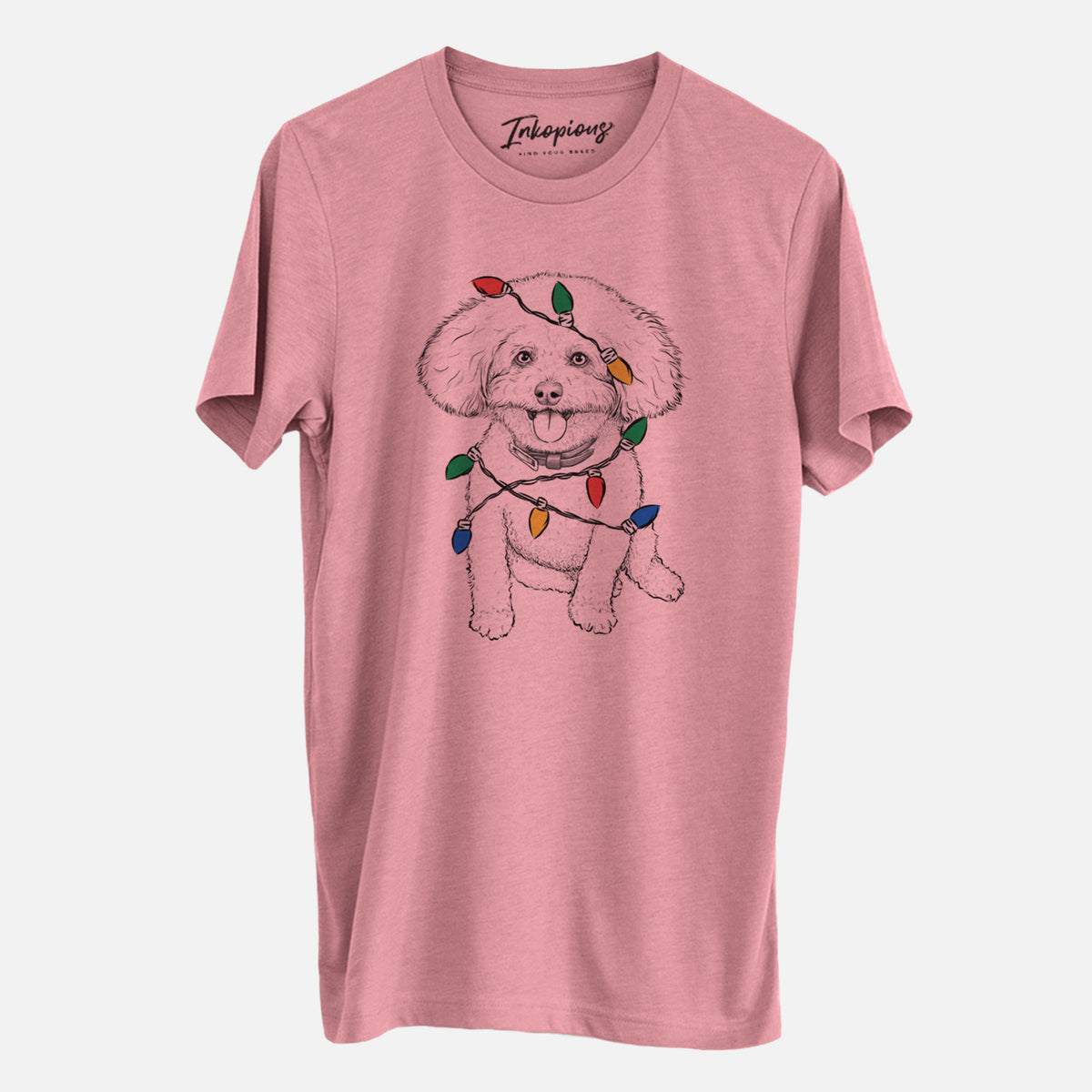 Christmas Lights Name the Bichon Frise - Unisex Crewneck