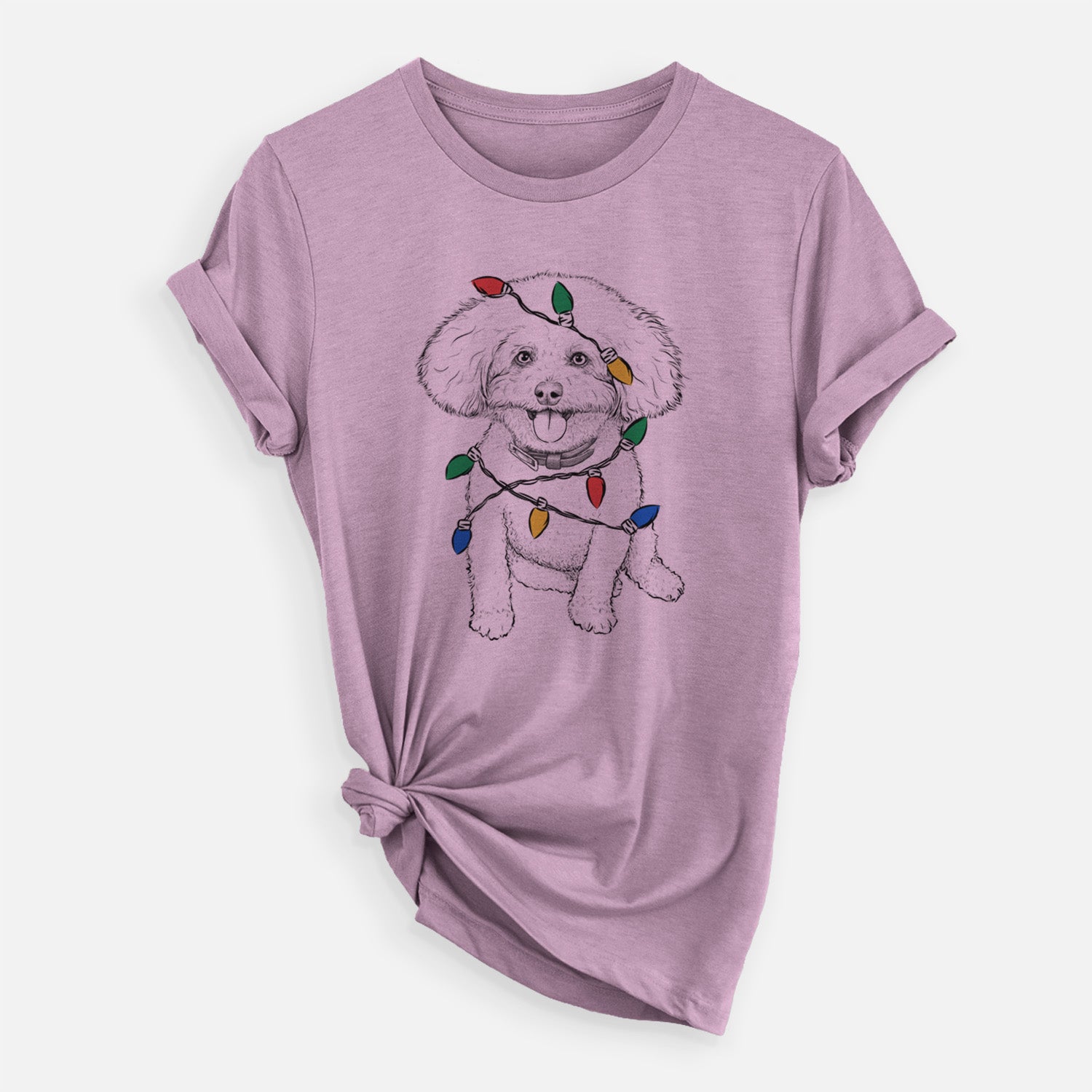 Christmas Lights Name the Bichon Frise - Unisex Crewneck