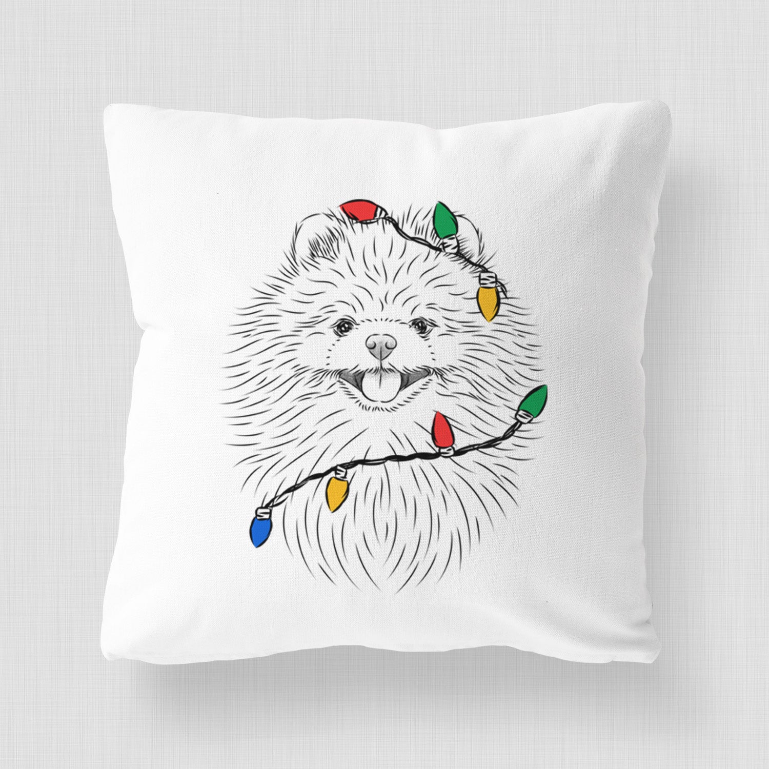 Pirro the Pomeranian - Throw Pillow Cover