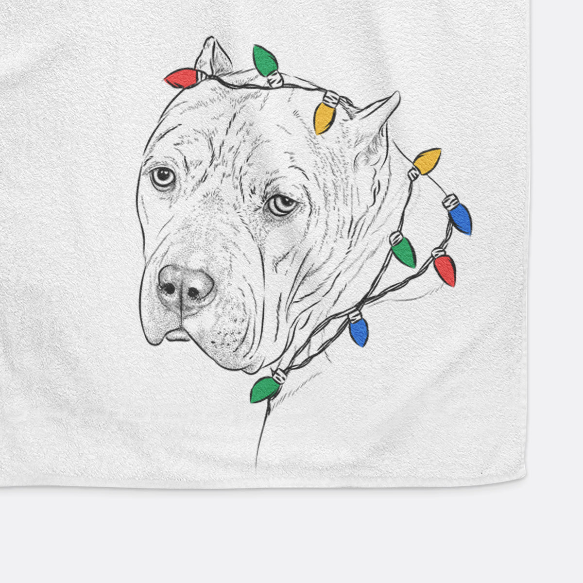 Precious the Staffordshire Terrier Decorative Hand Towel