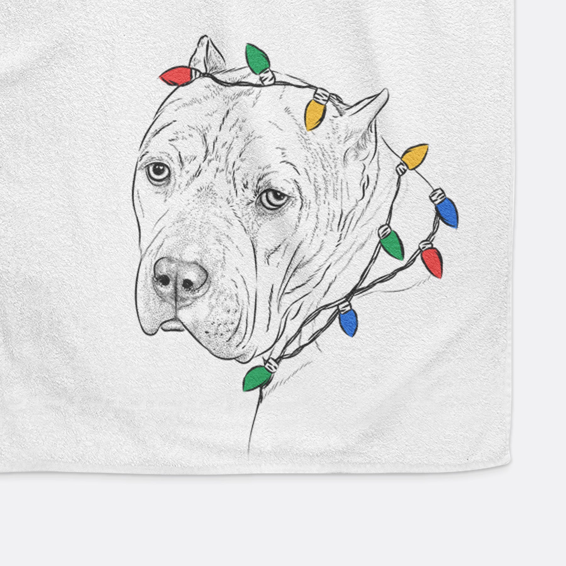 Precious the Staffordshire Terrier Decorative Hand Towel