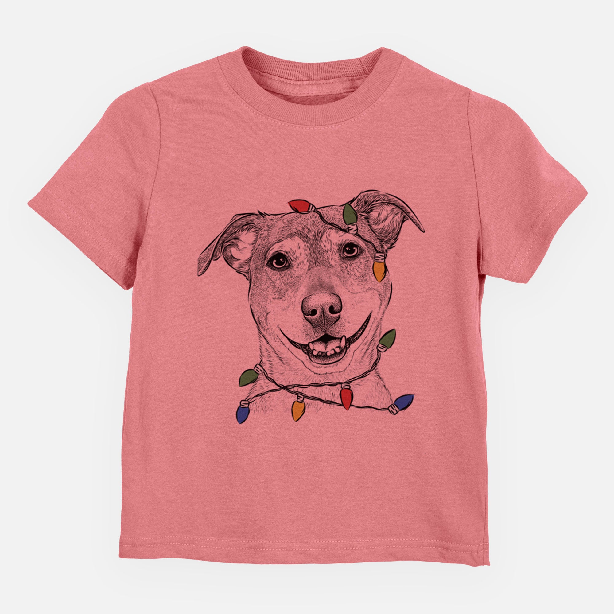 Christmas Lights Reese the Mountain Cur - Kids/Youth/Toddler Shirt