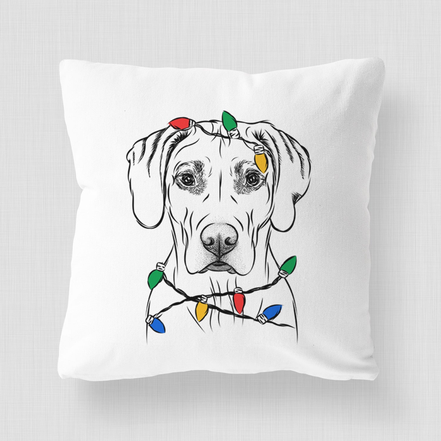 Reid the Rhodesian Ridgeback - Throw Pillow Cover