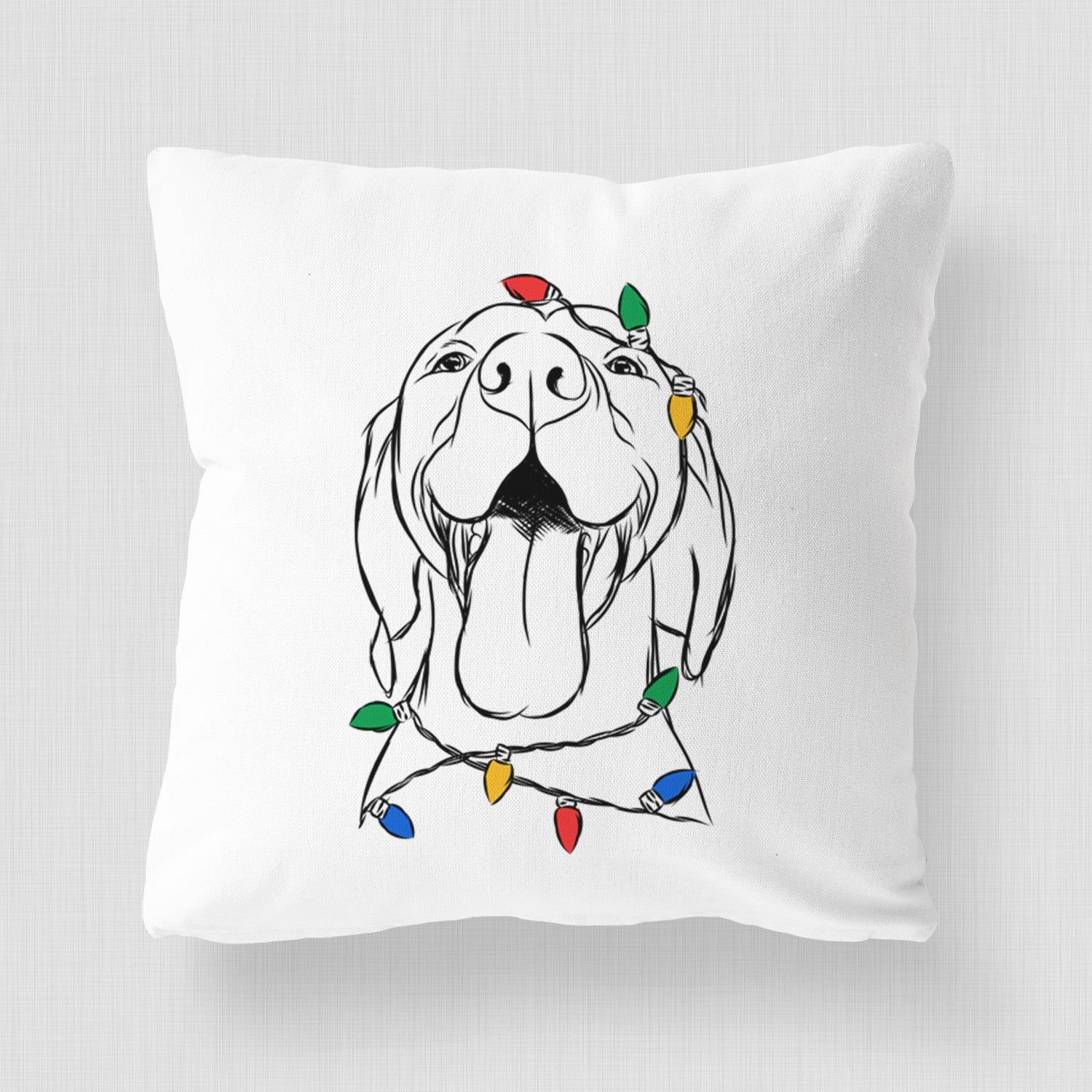 Rhys the Vizsla - Throw Pillow Cover