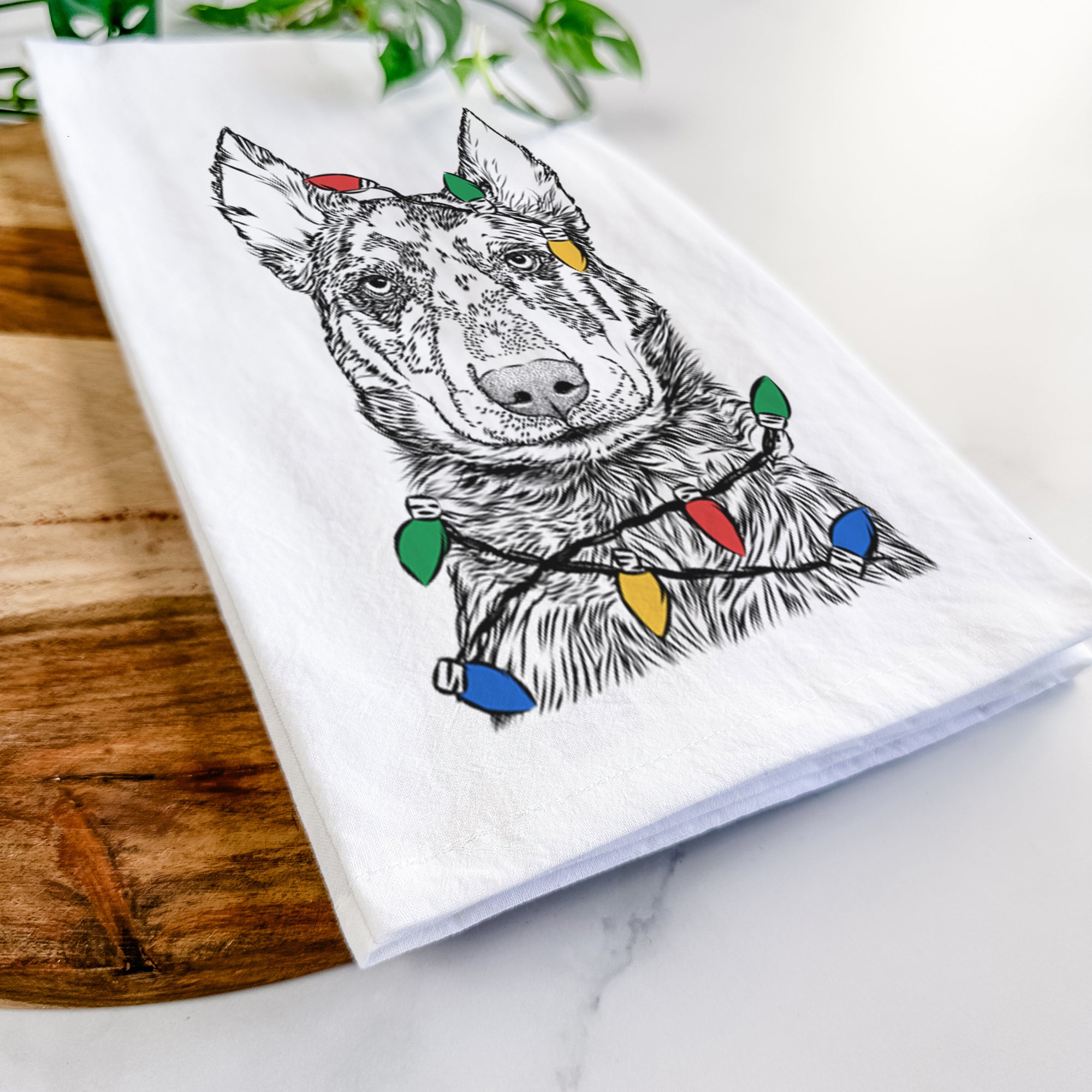 Riggs the Beauceron Tea Towel