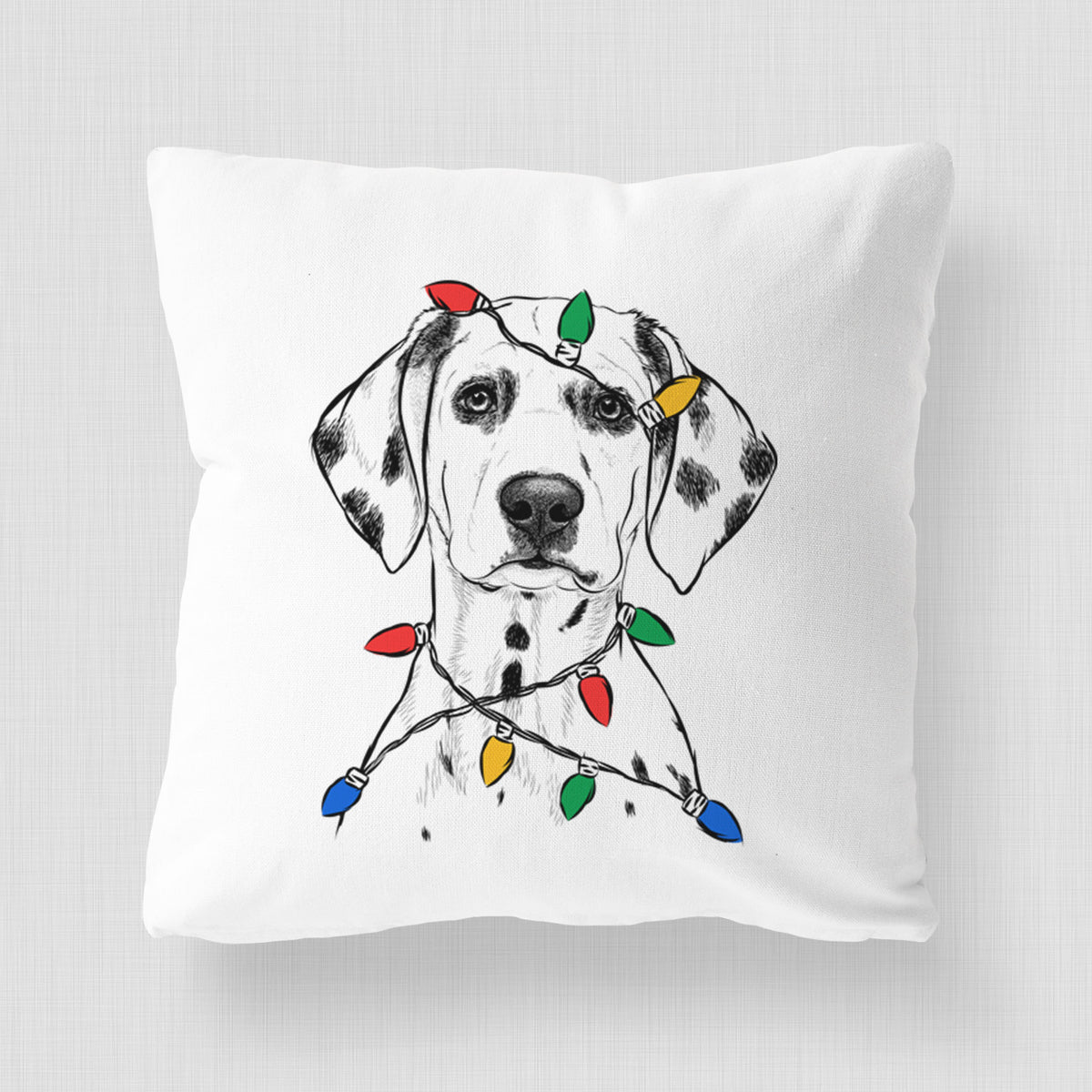 Riot the Dalmatian - Throw Pillow Cover