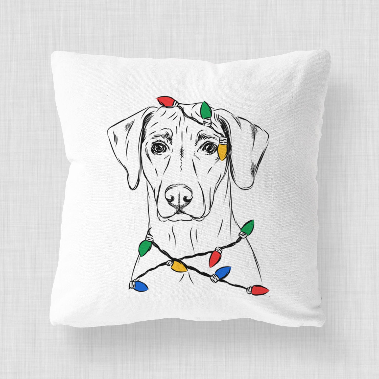 Ronan the Rhodesian Ridgeback - Throw Pillow Cover