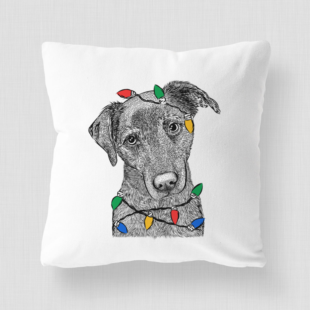 Sadie the Whipador - Throw Pillow Cover