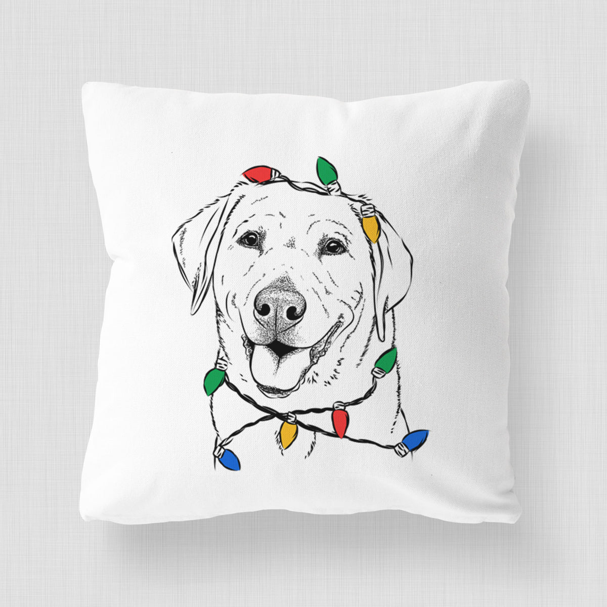 Sanford the Labrador Retriever - Throw Pillow Cover