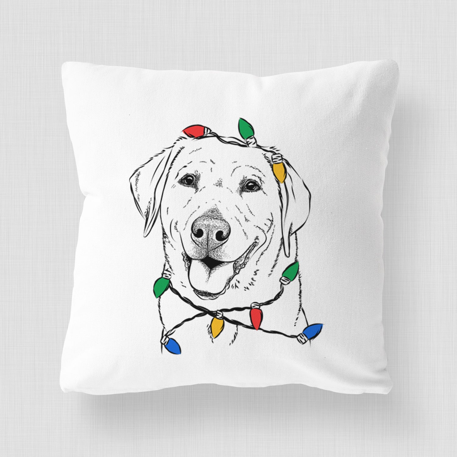 Sanford the Labrador Retriever - Throw Pillow Cover