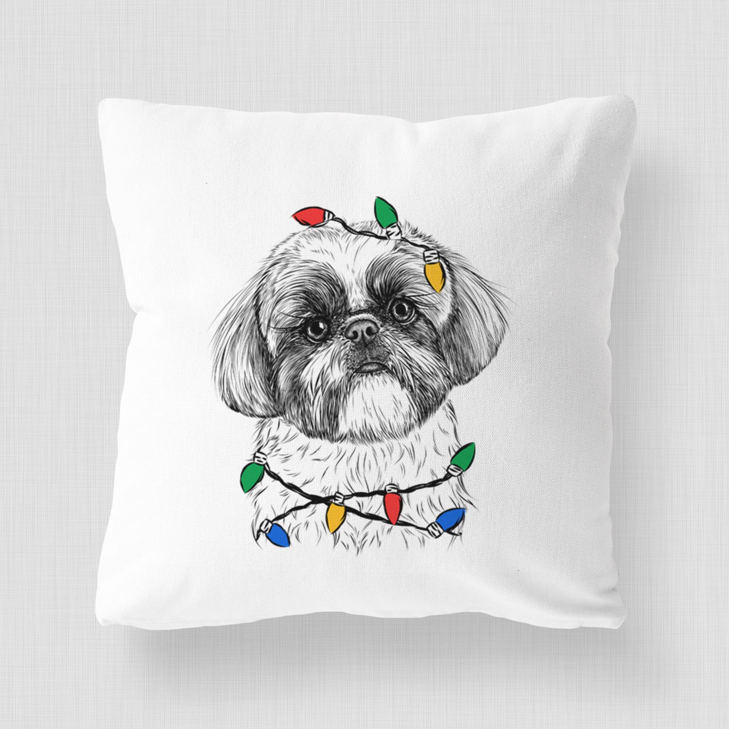 Simon the Shih Tzu - Throw Pillow Cover