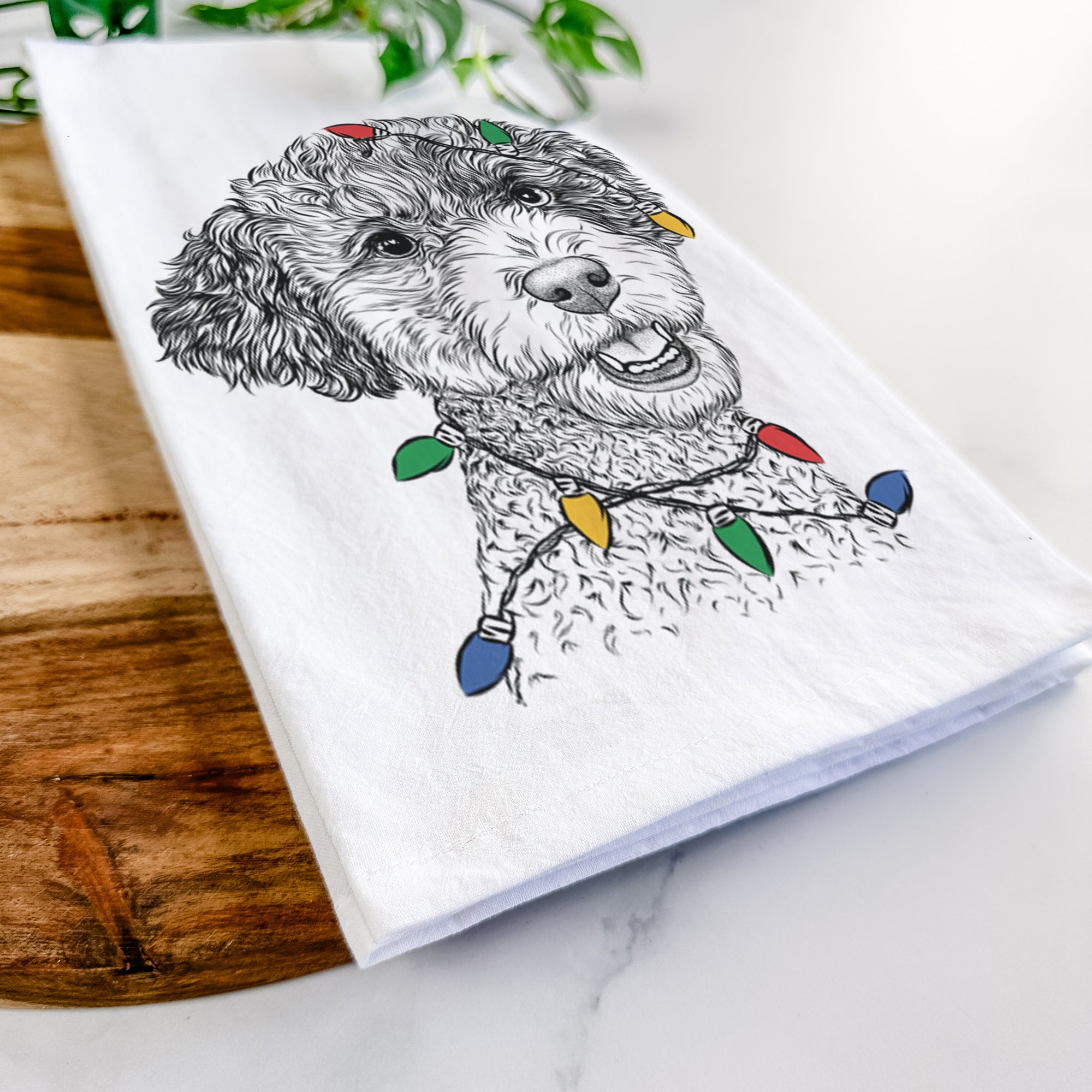 Skipper the Twoodle Tea Towel