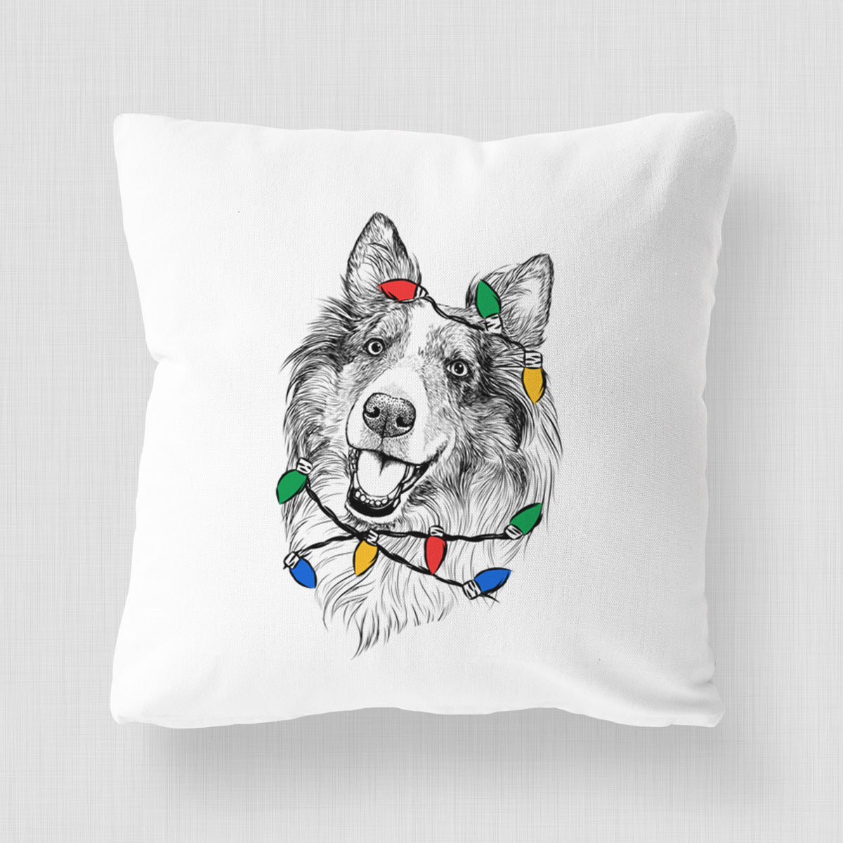 Skylar the Shetland Sheepdog - Throw Pillow Cover
